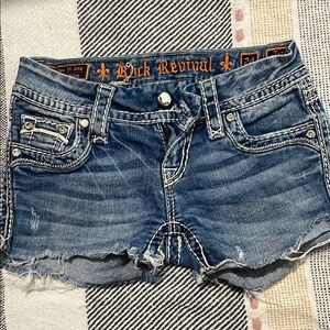 Rock Revival Blue Jean Shorts
